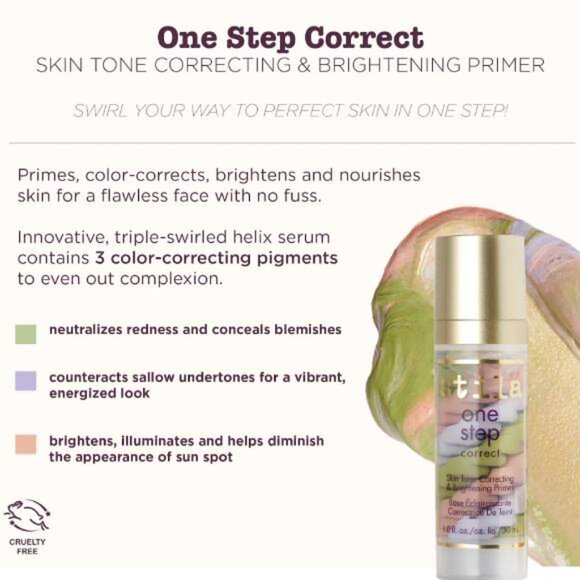 Stila One Step Correct Skin Tone Correcting and Brightening Serum Primer - Picture 2 of 3
